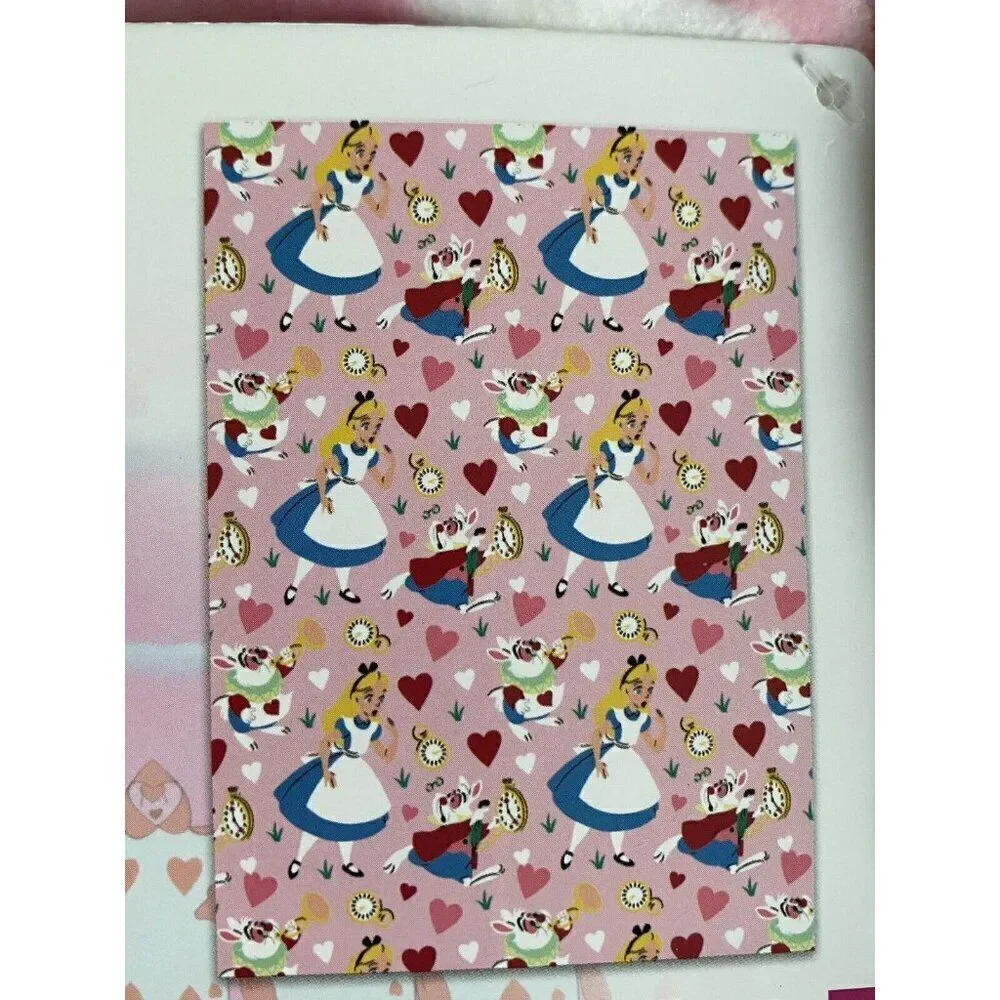 Disney Alice In Wonderland Throw Blanket Valentines Day 50 X 70”‎ White Rabbit